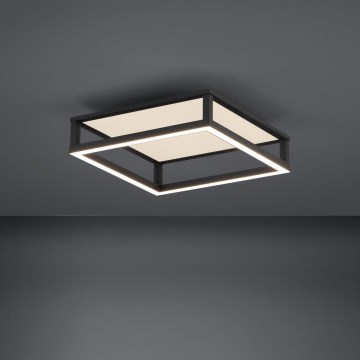 Eglo - LED Stmívatelné stropní svítidlo LED/29,4W/230V 2700-6500K černá + dálkové ovládání