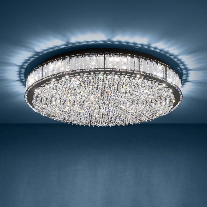 Eglo - LED Stmívatelné stropní svítidlo LED/52,4W/230V 4000K černá