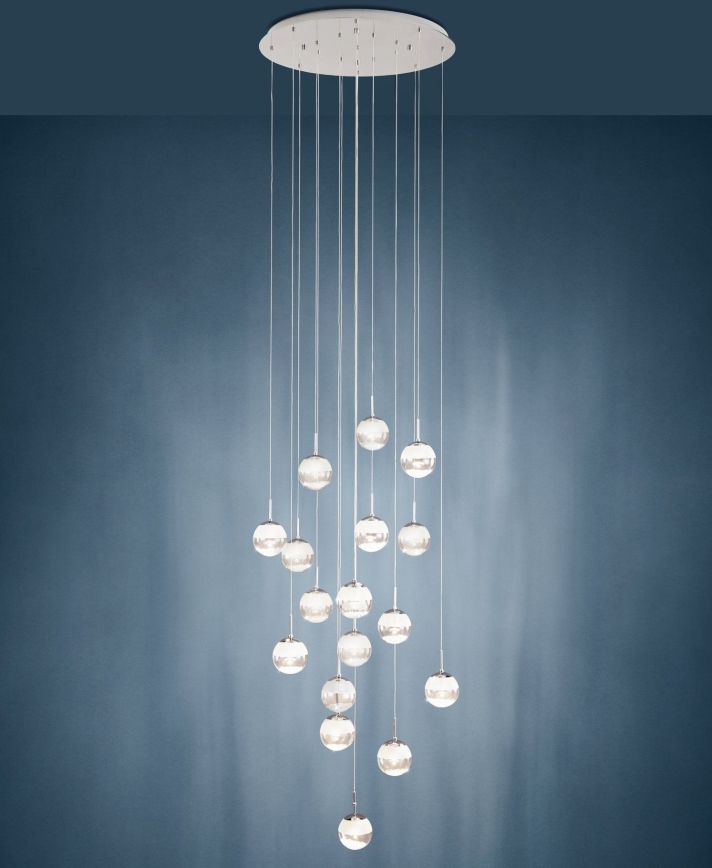 Eglo - LED Stmívatelný lustr na lanku 17xLED/5W/230V