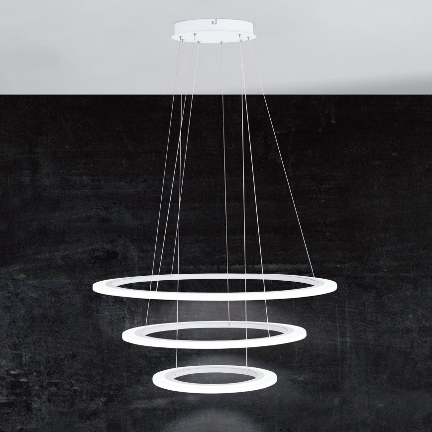 Eglo - LED Stmívatelný lustr na lanku 1xLED/45W/230V + 1xLED/33W + 1xLED/19,5W