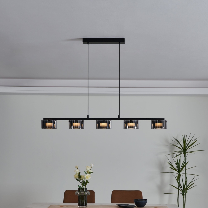 Eglo - LED Stmívatelný lustr na lanku 5xLED/5,4W/230V