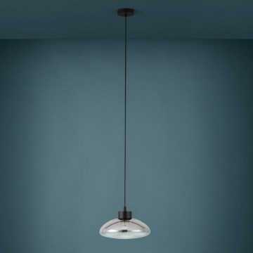 Eglo - LED Stmívatelný lustr na lanku LED/5,4W/230V 2700K kouřová