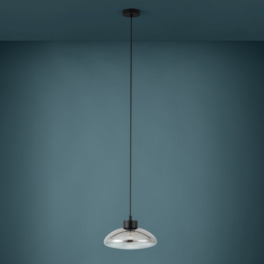 Eglo - LED Stmívatelný lustr na lanku LED/5,4W/230V 2700K kouřová