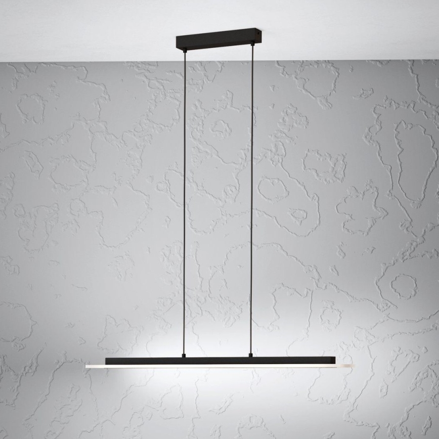 Eglo - LED Stmívatelný lustr na lanku LED/57,5W/230V 3000K černá + dálkové ovládání