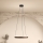 Eglo - LED Stmívatelný lustr na lanku se senzorem pohybu 2xLED/19W/230V 2200-6500K pr. 55 cm hnědá