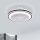 Eglo - LED Stmívatelný stropní ventilátor LED/25,5W/230V bílá/černá 2700-6500K + dálkové ovládání