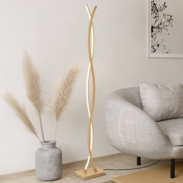 Eglo - LED Stojací lampa LED/36W/230V zlatá