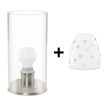 Eglo - LED Stolní lampa MY CHOICE 1xE14/4W/230V bílá/matný chrom