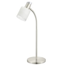 Eglo - LED Stolní lampa MY CHOICE 1xE14/4W/230V chrom/bílá