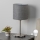 Eglo - LED  Stolní lampa TUNJA 1xE27/60W/230V 26,5 cm matný chrom/šedá