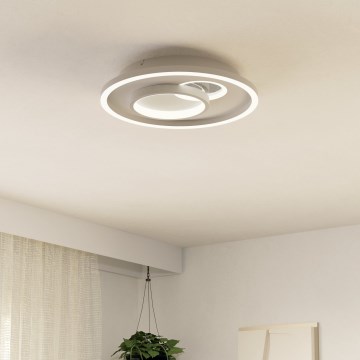 Eglo - LED Stropní svítidlo 1xLED/14W/230V + 1xLED/8,5W pr. 38 cm bílá