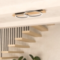 Eglo - LED Stropní svítidlo 2xLED/12W/230V 3000K béžová/černá