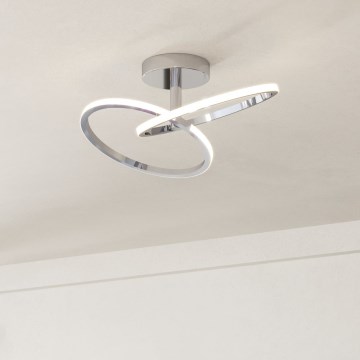 Eglo - LED Stropní svítidlo LED/12W/230V 2700/4000/6500K lesklý chrom