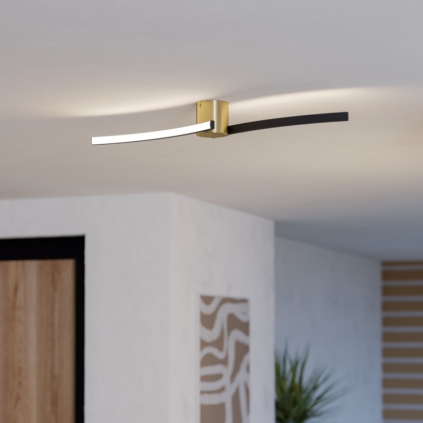 Eglo - LED Stropní svítidlo LED/12W/230V 4000K černá