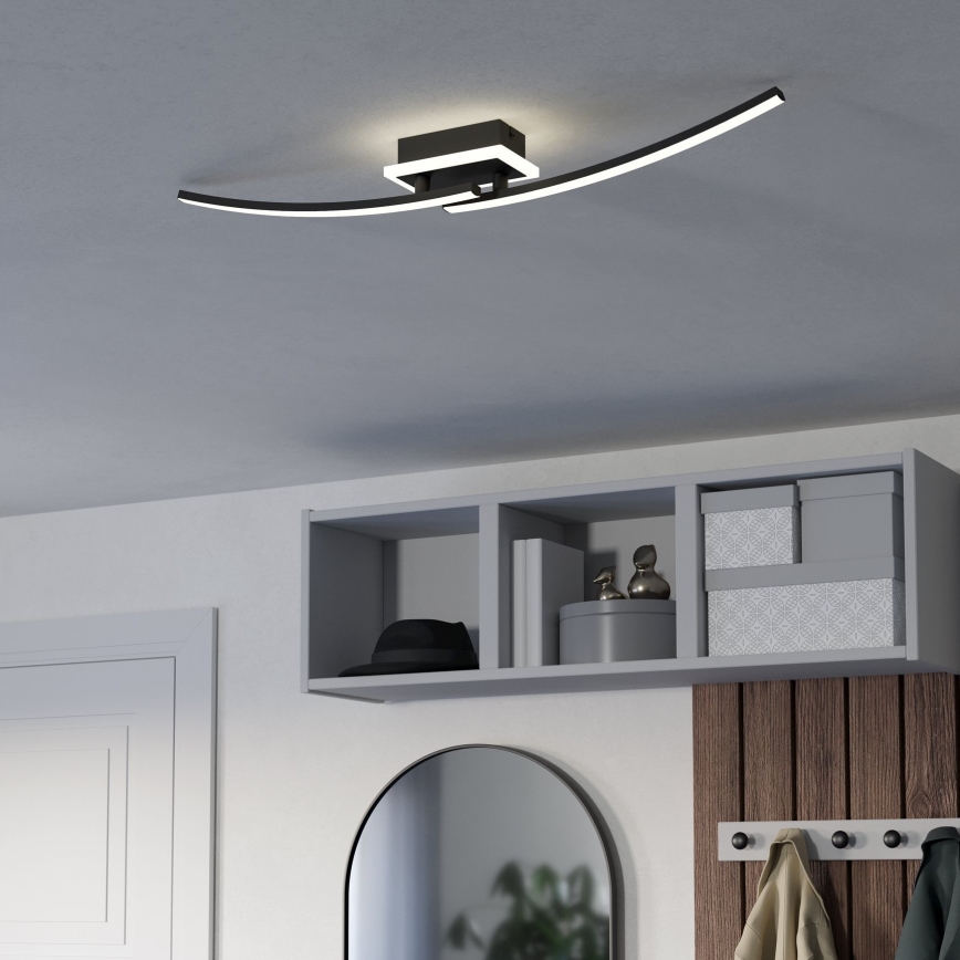 Eglo - LED Stropní svítidlo LED/12W/230V 4000K černá
