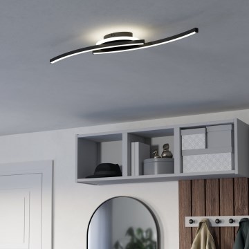 Eglo - LED Stropní svítidlo LED/12W/230V 4000K černá