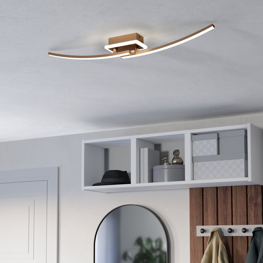 Eglo - LED Stropní svítidlo LED/12W/230V 4000K měděná