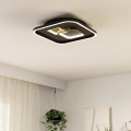 Eglo - LED Stropní svítidlo LED/16,2W/230V + LED/9,2W 38x38 cm černá/zlatá