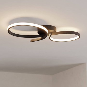 Eglo - LED Stropní svítidlo LED/21W/230V 3000K černá