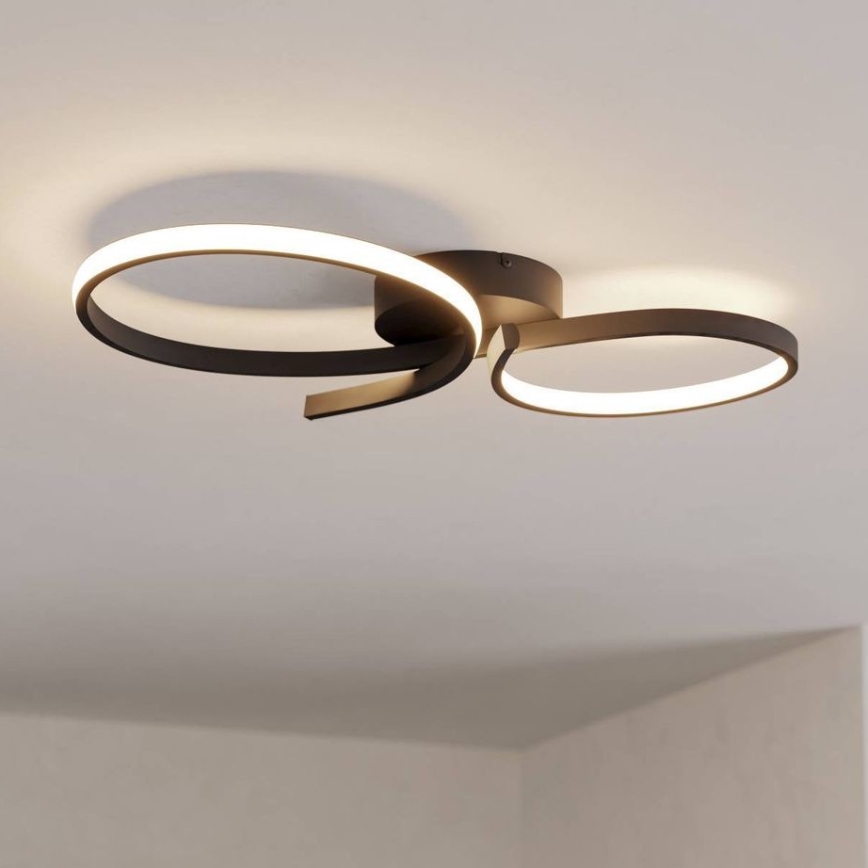 Eglo - LED Stropní svítidlo LED/21W/230V 3000K černá