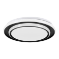 Eglo - LED Stropní svítidlo LED/24W/230V 2700/4000/6500K pr. 40 cm černá