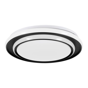 Eglo - LED Stropní svítidlo LED/24W/230V 2700/4000/6500K pr. 40 cm černá