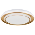 Eglo - LED Stropní svítidlo LED/24W/230V pr. 40 cm zlatá