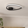 Eglo - LED Stropní svítidlo LED/9,7W/230V 2700/4000/6500K pr. 37,5 cm černá