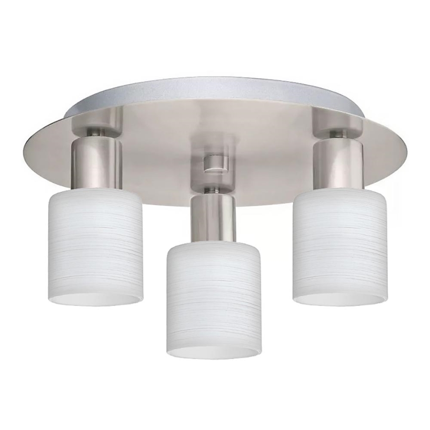 Eglo - LED Stropní svítidlo MY CHOICE 3xE14/4W/230V matný chrom/bílá