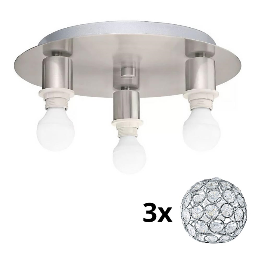 Eglo - LED Stropní svítidlo MY CHOICE 3xE14/4W/230V matný chrom