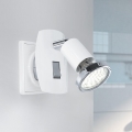 Eglo - LED Svítidlo do zásuvky 1xGU10/2,8W/230V bílá