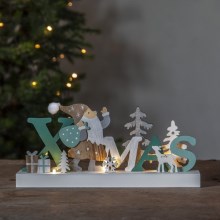 Eglo - LED Vánoční dekorace 3xLED/0,12W/2xAA