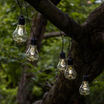Eglo - LED Venkovní dekorační řetěz 10xLED/0,06W/3V 2xAA IP44