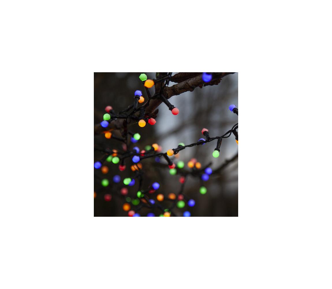 Eglo Eglo -LED Venkovní vánoční řetěz BERRY MINI 300xLED/8 funkcí 11m IP44 multicolor 