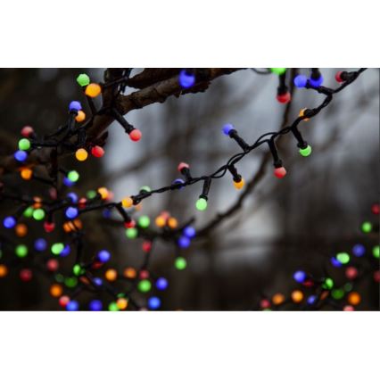 Eglo 472-53 - LED Venkovní vánoční řetěz BERRY MINI 700xLED/8 funkcí 14m multicolor IP44
