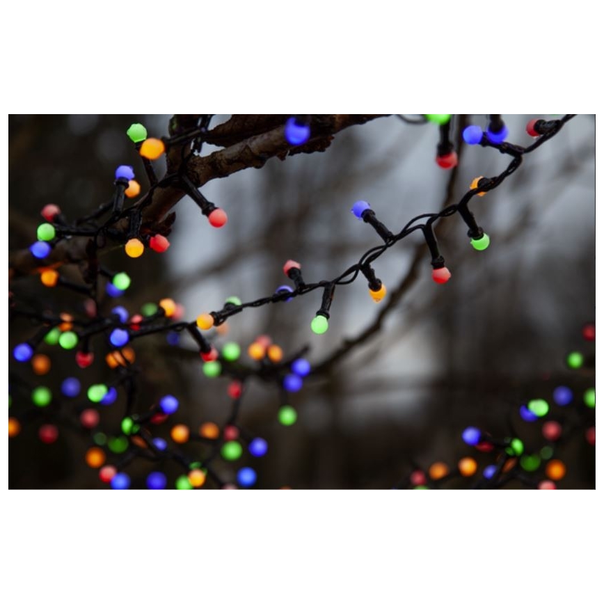 Eglo 472-53 - LED Venkovní vánoční řetěz BERRY MINI 700xLED/8 funkcí 14m multicolor IP44