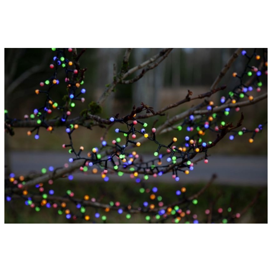 Eglo 472-53 - LED Venkovní vánoční řetěz BERRY MINI 700xLED/8 funkcí 14m multicolor IP44