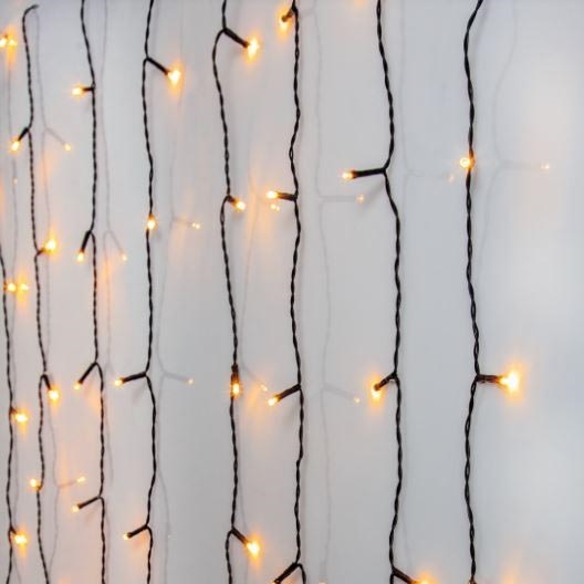 Eglo - LED Venkovní vánoční závěs 120xLED 1,3m IP44 teplá bílá