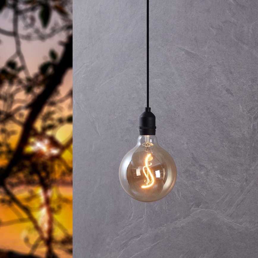 Eglo - LED Venkovní závěsné svítidlo LED/0,06W/6V 4xAA IP44 béžová