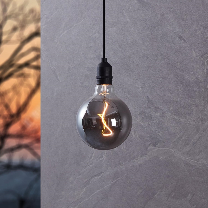 Eglo - LED Venkovní závěsné svítidlo LED/0,06W/6V 4xAA IP44 šedá