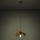 Eglo - Lustr na lanku 1xE27/40W/230V 41 cm černá/zlatá