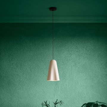 Eglo - Lustr na lanku 1xE27/40W/230V béžová