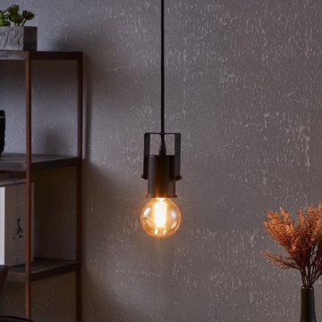Eglo - Lustr na lanku 1xE27/40W/230V černá