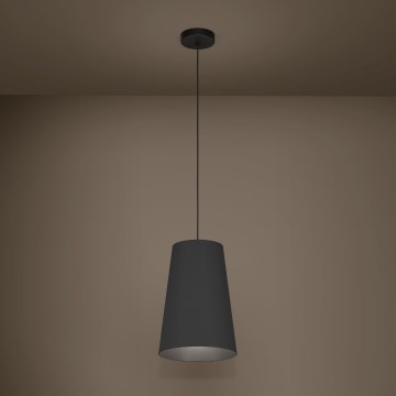 Eglo - Lustr na lanku 1xE27/40W/230V černá