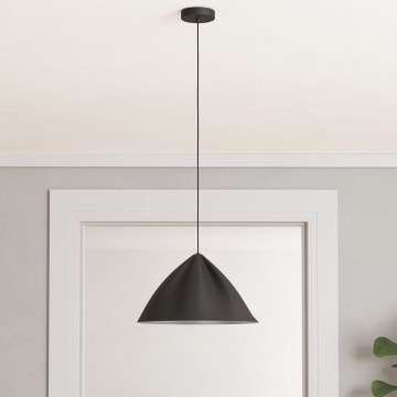 Eglo - Lustr na lanku 1xE27/40W/230V černá