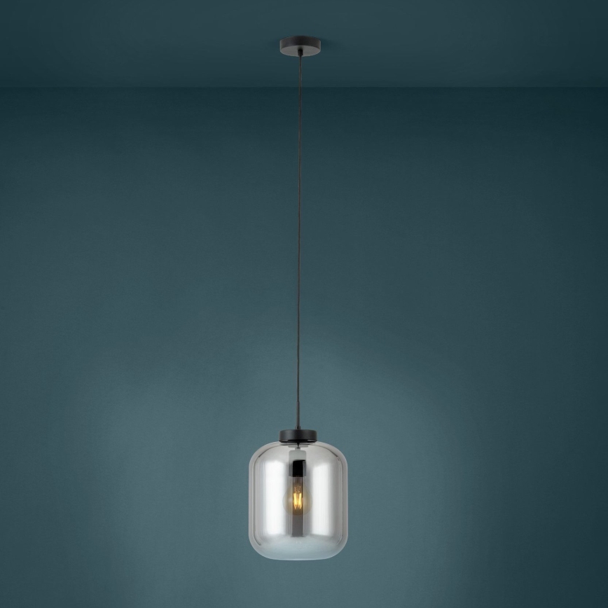 Eglo - Lustr na lanku 1xE27/40W/230V pr. 25 cm kouřová