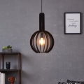 Eglo - Lustr na lanku 1xE27/40W/230V pr. 31 cm černá