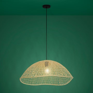 Eglo - Lustr na lanku 1xE27/40W/230V pr. 72 cm hnědá