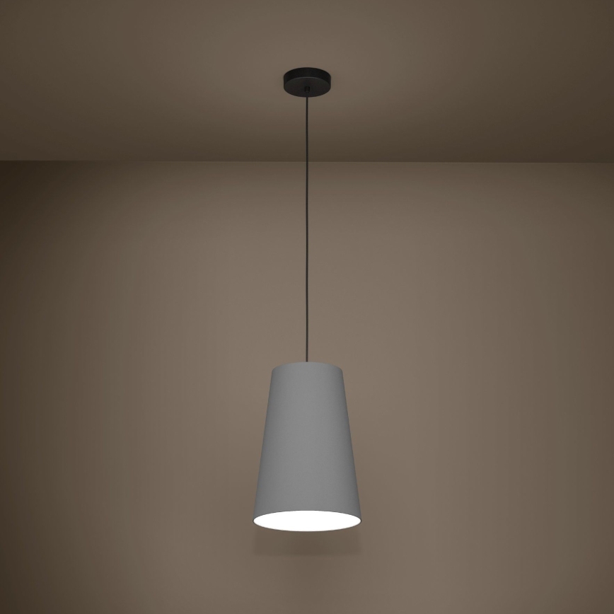 Eglo - Lustr na lanku 1xE27/40W/230V šedá