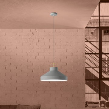 Eglo - Lustr na lanku 1xE27/40W/230V šedá